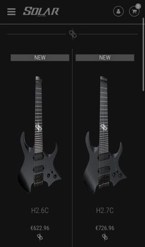 Solar new headless guitars | The Gear Forum