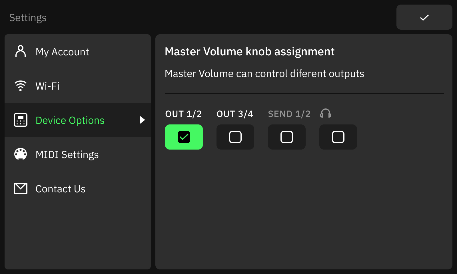 Master Volume knob assignment@2x